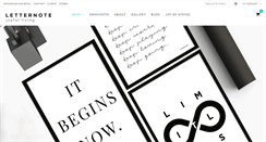 Desktop Screenshot of letternote.com